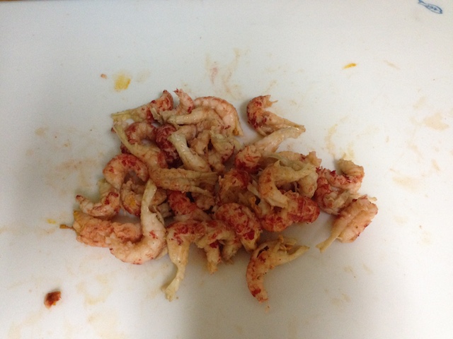Crawfish tail meat